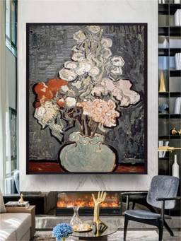 The Art House - Floral Vintage Framed Wall Art