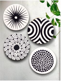 The Art House - Geometric Framed Wall Art (Pack of 4)