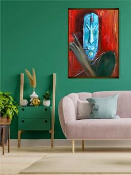 The Art House - Background Framed Wall Art