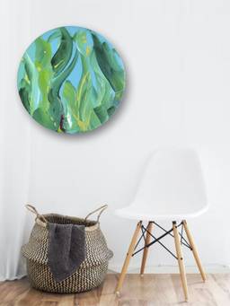 The Art House - Green Foliage Framed Wall Art