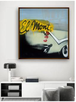 The Art House - Monte Graffiti Framed Wall Art