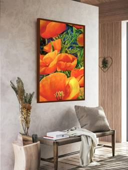 The Art House - Floral Watercolour Framed Wall Art