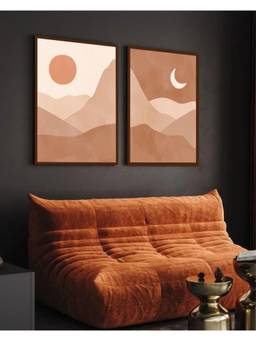 The Art House - Landscape Framed Wall Art (Pack of 2)