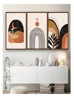 The Art House - Landscape Framed Wall Art (Pack of 3)