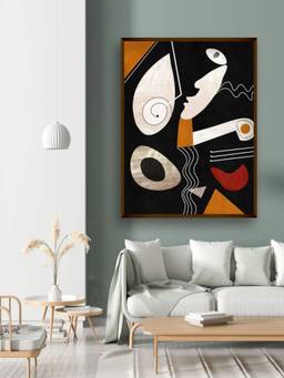 The Art House - Minimalist Geometric Framed Wall Art