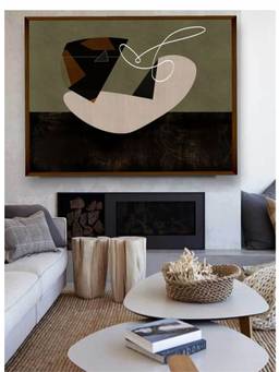 The Art House - Minimalist Geometric Framed Wall Art