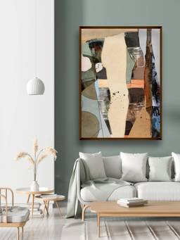 The Art House - Neutral Shapes Framed Wall Art