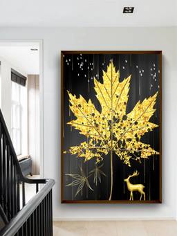 The Art House - Golden Maple Framed Wall Art