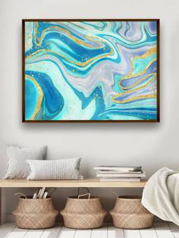 The Art House - Liquid Marble Framed Wall Art