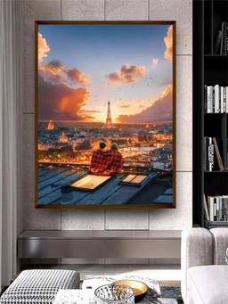 The Art House - Romantic Paris Framed Wall Art