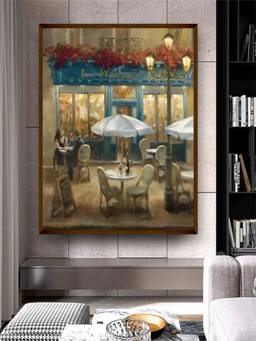 The Art House - Parisian Street Framed Wall Art