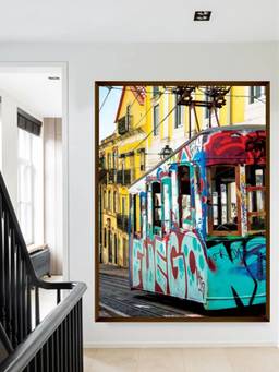The Art House - Lisbon Graffiti Framed Wall Art