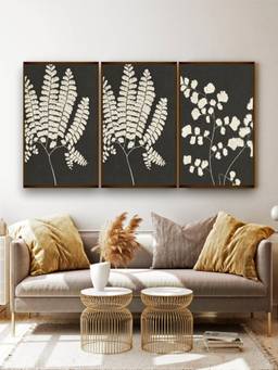 The Art House - Botanical Framed Wall Art (Pack of 3)