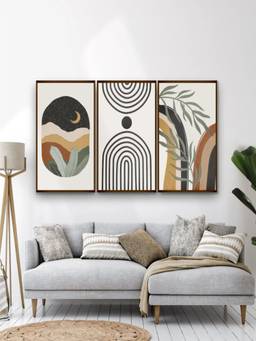 The Art House - Botanical Framed Wall Art (Pack of 3)