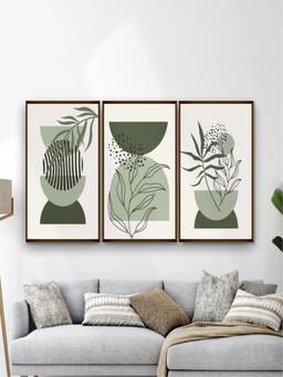 The Art House - Botanical Framed Wall Art (Pack of 3)