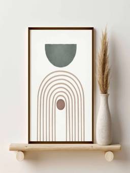 The Art House - Minimalist Geometric Framed Wall Art