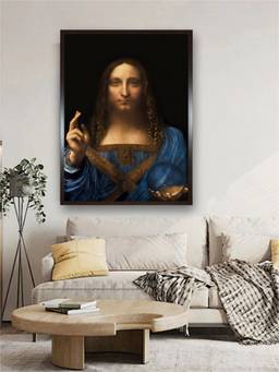 The Art House - Salvator Mundi Framed Wall Art