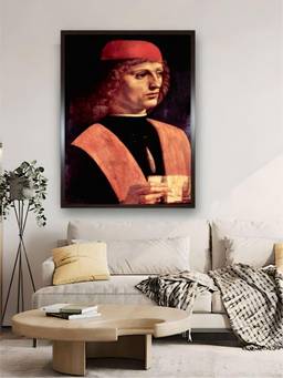 The Art House - Portrait Musician Framed Wall Art