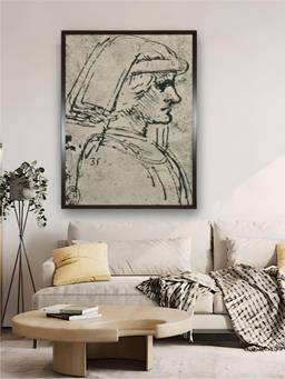The Art House - Profile Young Framed Wall Art