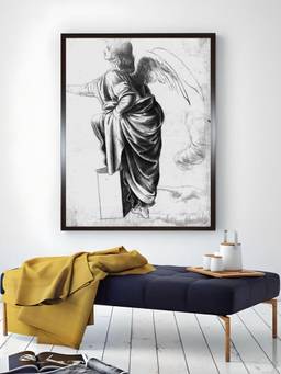 The Art House - Study Angel Framed Wall Art