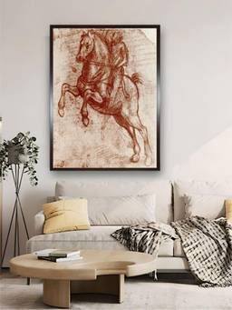 The Art House - Study Knight Framed Wall Art