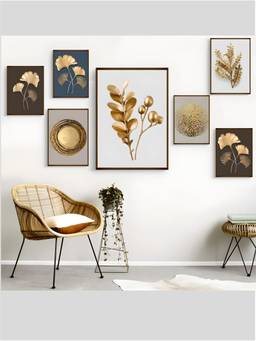 The Art House - Decorative Framed Wall Art (Pack of 7)