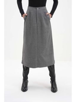 THISISDEHI - Grey Alba Skirt