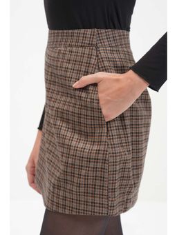 THISISDEHI - Brown Olly Skirt