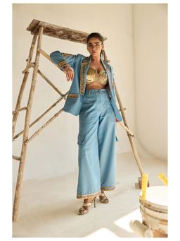ASHNA VASWANI - Blue Co-Ord Set