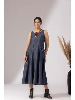 Finethreads by Hina & Nikhat - Blue Grace Dress