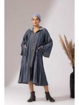 Finethreads by Hina & Nikhat - Blue Nomad Grace Dress