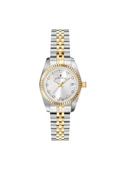 Jacques Du Manior - Inspiration Swiss Made Analogue Silver Round Dial Womens Watch- Nro.08
