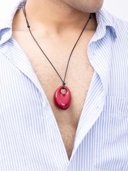 AQUASTREET - Red Contemporary Necklace