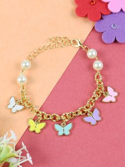 Asthetika Kids - Butterfly Charms Chain Bracelet
