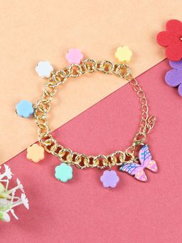 Asthetika Kids - Butterfly Florals Chain Bracelet