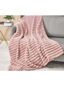 The Gharnish - Pink Rabbit Furr Fabric For Luxuriously Blanket (King)