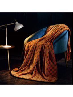 The Gharnish - Orange Sophisticated Abstract Blanket (Double)