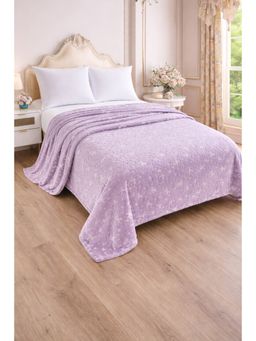 The Gharnish - Purple Grey Glow-In-The-Dark Blanket (Double)