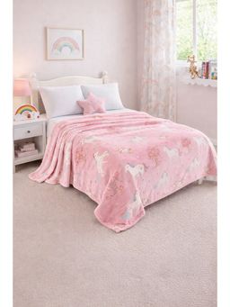 The Gharnish - Pink Grey Glow-In-The-Dark Blanket (Double)