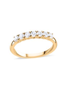 Ornate Jewels - 10K Yellow Gold 0.49 Carat Lab Grown Diamond Sparkling Band Ring
