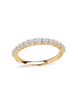 Ornate Jewels - 10K Yellow Gold 0.52 Carat Lab Grown Diamond Band Wedding Ring for Women & Girls