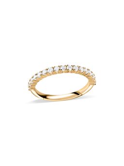 Ornate Jewels - 10K Yellow Gold 0.51 Carat Lab Grown Diamond Band Wedding Ring for Women & Girls
