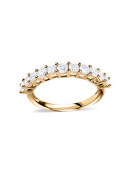 Ornate Jewels - 10K Yellow Gold 1.04 Carat Lab Grown Diamond Band Wedding Ring for Women & Girls
