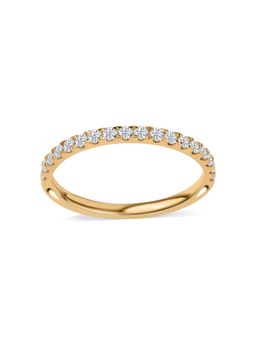 Ornate Jewels - 10K Yellow Gold 0.32 Carat Lab Grown Diamond Band Wedding Ring for Women & Girls