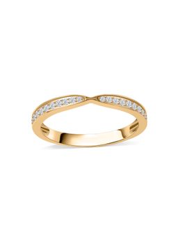 Ornate Jewels - 14K Yellow Gold 0.32 Carat Lab Grown Diamond Band Wedding Ring for Women & Girls