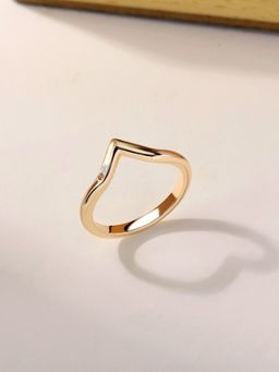 Ornate Jewels - 10K Yellow Gold 0.010 Carat Lab Grown Diamond Wedding Ring for Women & Girls