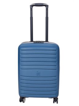 it luggage - Eco Protect Teal Blue Cabin Expandable Hardsided Trolley Bag With TSA Lock