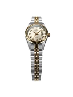 Aries Gold - Heritage Crystals Swiss Quart Watch With Sapphire Glass For Womens- L R68Q Bc-G12S