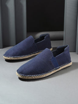 Styli - Men Solid Canvas Espadrilles