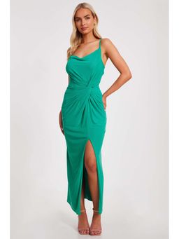 Quiz Clothing - Green Women Maxi Dress